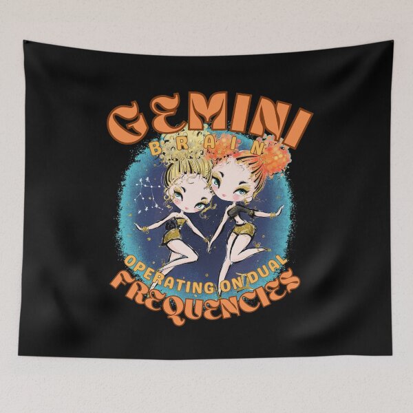 Item preview, Gemini Brain: Operating On Dual Frequencies. gemini horoscope designed and sold by ZodiacWonders.