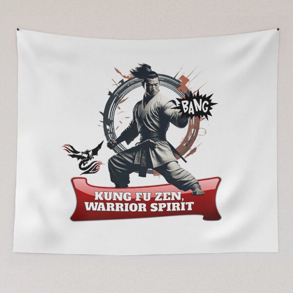 Item preview, Masterful Kung Fu Warrior Art designed and sold by Hungry-Murphy.