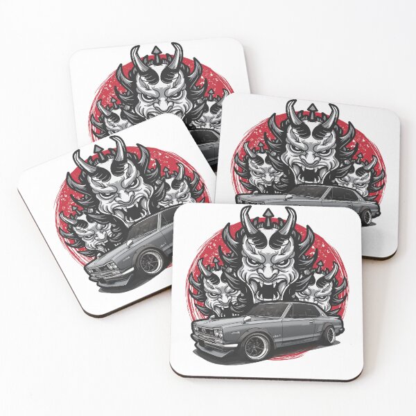 Item preview, Vintage Skyline With Hannya Monster designed and sold by carvect-id.