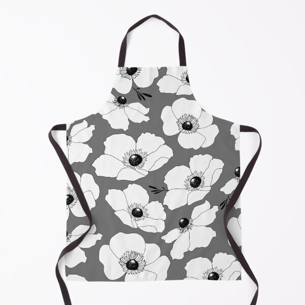 Item preview, White Japanese Anemone Pattern designed and sold by SusanEileenEvans.
