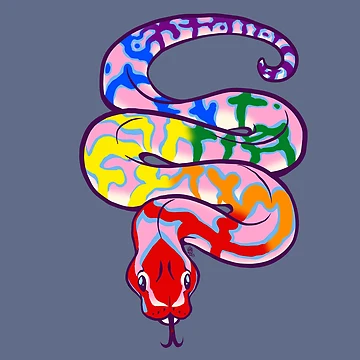 Artwork thumbnail, Pride Python by Copperbora