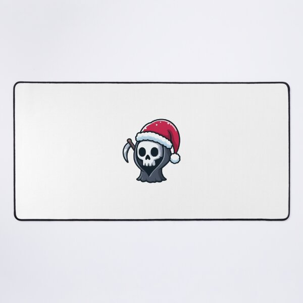 Item preview, Grim reaper with santa hat designed and sold by Wxjtecki.