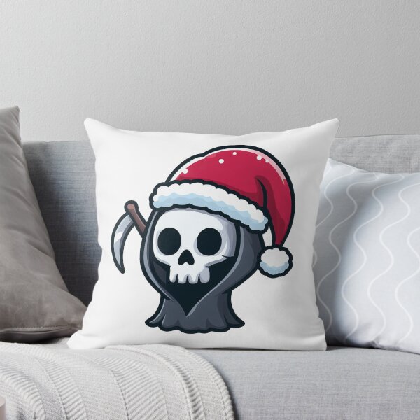 Item preview, Grim reaper with santa hat designed and sold by Wxjtecki.