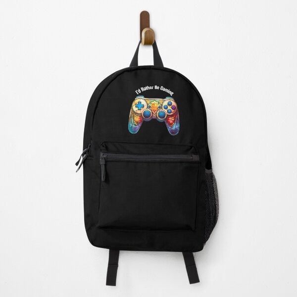 Item preview, I'd Rather Be Gaming (Stained Glass Style) designed and sold by stainedglass101.