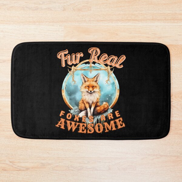 Item preview, Fur Real, Foxes Are Awesome. fox watercolor designed and sold by FoxVibes.
