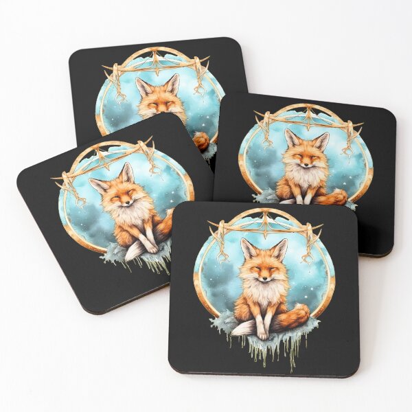 Artikelvorschau, Fuchs-Aquarell entworfen und verkauft von FoxVibes.