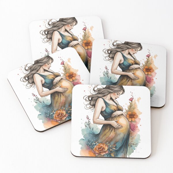 Item preview, Blooming Serenity: A Maternal Symphony in Alcohol Ink designed and sold by LoveSecrets.