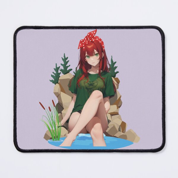 Item preview, Casual Chic Anime Girl | Relaxed Vibes Art Print designed and sold by Anime-Community.
