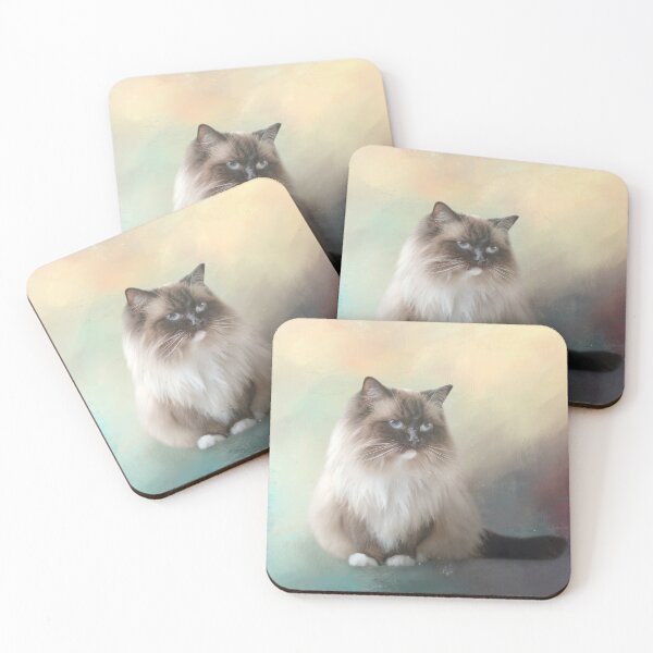 Item preview, Chocolate Point Ragdoll Cat 02 designed and sold by Elisabeth Lucas.