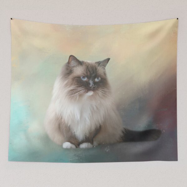 Item preview, Chocolate Point Ragdoll Cat 02 designed and sold by Elisabeth Lucas.