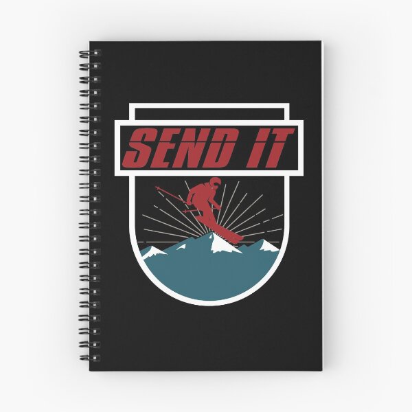 Item preview, Send It Skiing Winter Sports Ski Jump Get Sendy Extreme Sports designed and sold by Rhynowear.