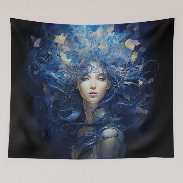 Item preview, Expansive Mind Blue 1 designed and sold by TahliaNewland.