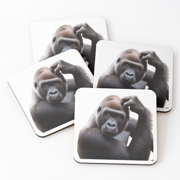 Item preview, Gorilla doing push-ups. designed and sold by Kenji11.