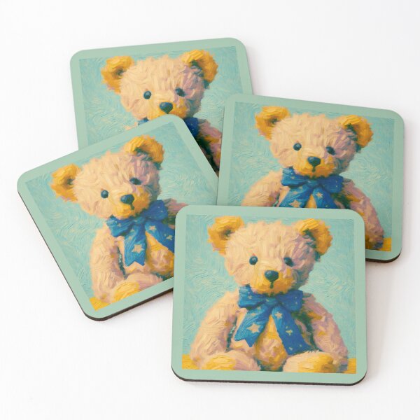 Item preview, Teddy Bear Oil Painting designed and sold by Star-Fragment.