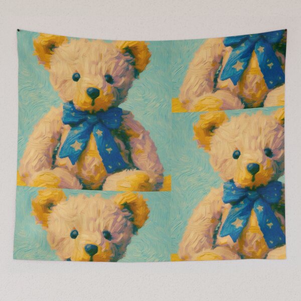 Item preview, Teddy Bear Oil Painting designed and sold by Star-Fragment.