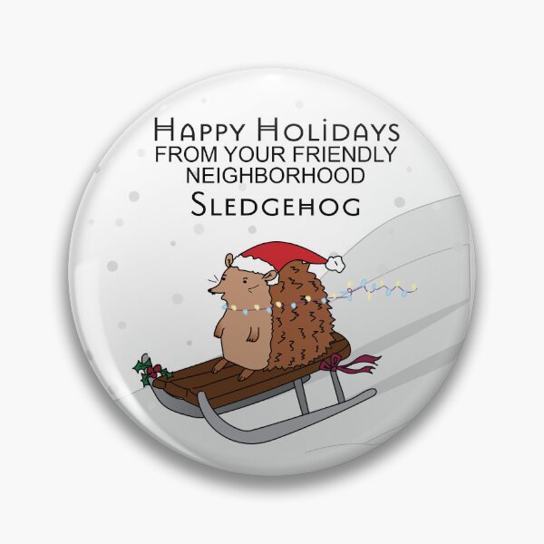 Item preview, Holiday Sledgehog designed and sold by Jgeivett.
