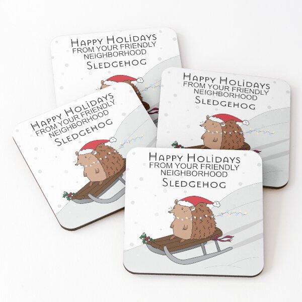 Item preview, Holiday Sledgehog designed and sold by Jgeivett.