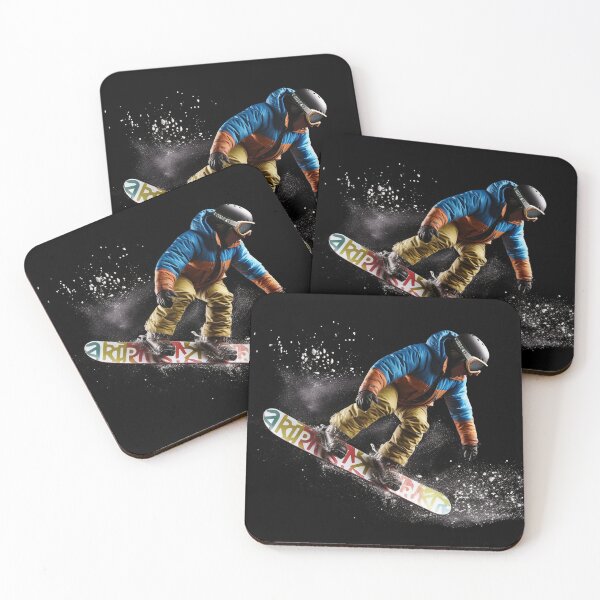 Item preview, Snowboarder jumping through air designed and sold by MiraCleAI.