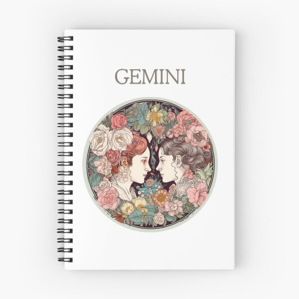 Item preview, Gemini Zodiac- Horescope/SunSign Theme  on white background designed and sold by CosmicNook1.