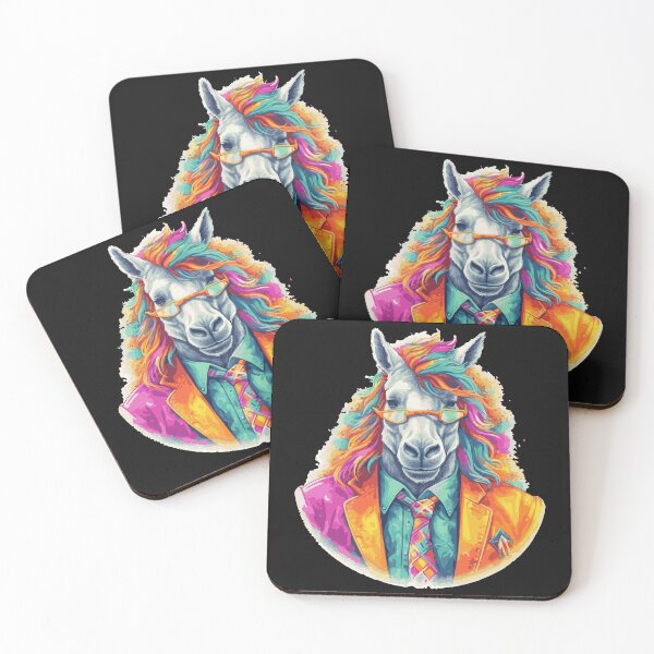 Item preview, Cool horse with sunglasses unicorn designed and sold by LionessLove.