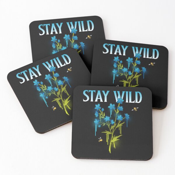 Item preview, Stay Wild (Blue Flower) designed and sold by MelissaNadia.