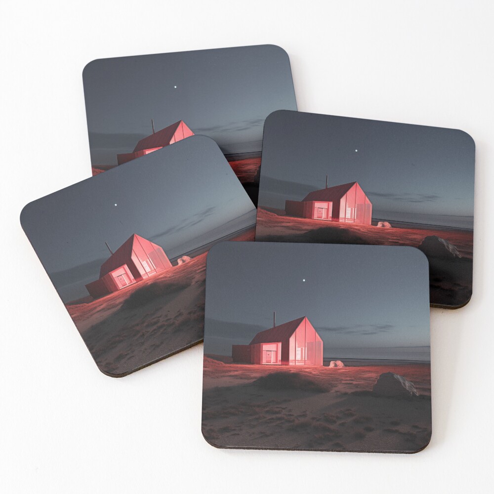 Aperçu de l'œuvre Dessous de verre (lot de 4) créée et vendue par TeaPotStore.