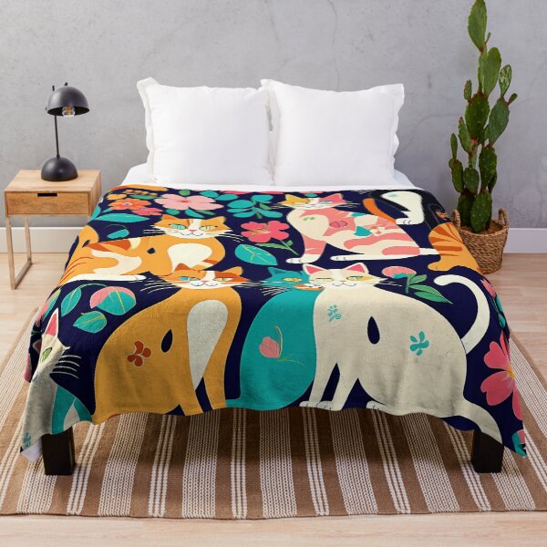Item preview, Floral Cats designed and sold by deepakrode7.