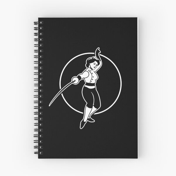 Item preview, Classical Fencing in white ink designed and sold by martodesign.