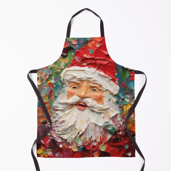 Artikelvorschau, Weihnachtsmann-Gemälde, bunter Impasto entworfen und verkauft von exitbird.