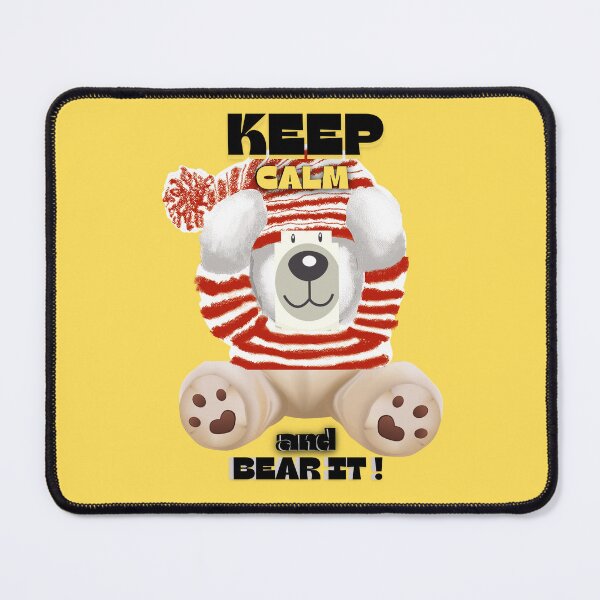 Item preview, Keep Calm Christmas Bear designed and sold by Flirt-Teez.
