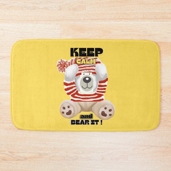 Item preview, Keep Calm Christmas Bear designed and sold by Flirt-Teez.