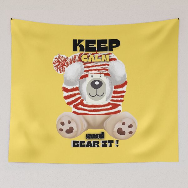 Item preview, Keep Calm Christmas Bear designed and sold by Flirt-Teez.