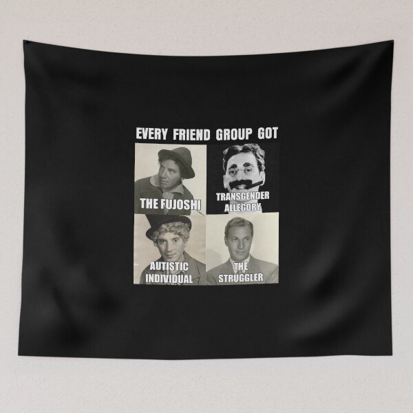 Item preview, every friend group got designed and sold by kareydiwanpro.