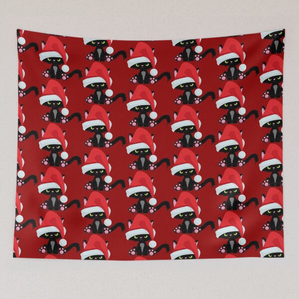 Item preview, Christmas Hat Angry Cat Gift for Cat Lover designed and sold by LionessLove.