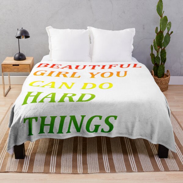 Item preview, Beautiful girl you can do hard things designed and sold by PawelNature.