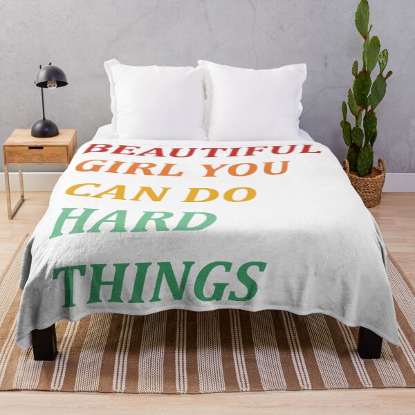 Item preview, Beautiful girl you can do hard things designed and sold by PawelNature.