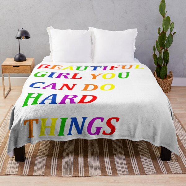 Item preview, Beautiful girl you can do hard things designed and sold by PawelNature.