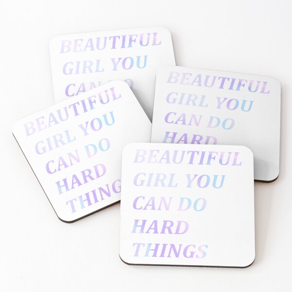 Item preview, Beautiful girl you can do hard things designed and sold by PawelNature.
