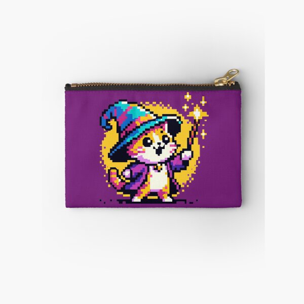 Item preview, Magical Cat Wizard: 8-Bit Spellcaster designed and sold by PixelPunkster.