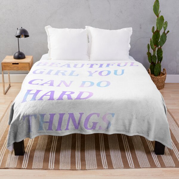 Item preview, Beautiful girl you can do hard things designed and sold by PawelNature.