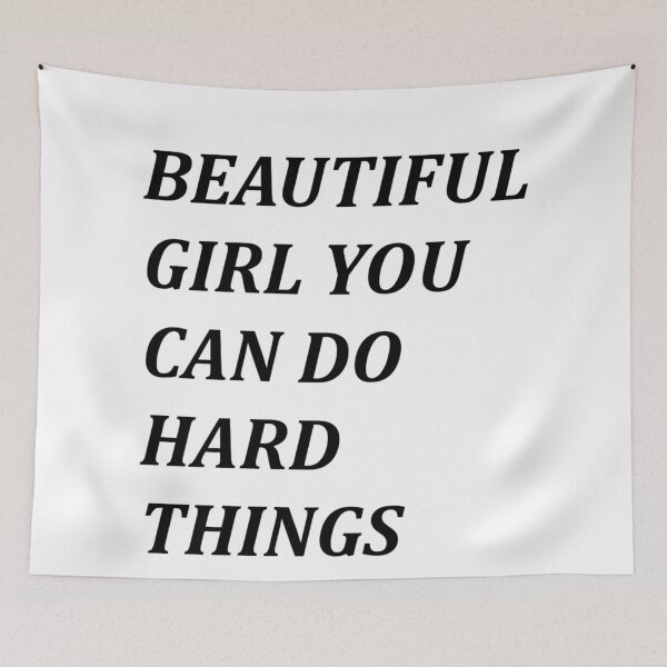 Item preview, Beautiful girl you can do hard things designed and sold by PawelNature.
