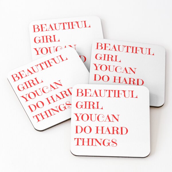 Item preview, Beautiful girl you can do hard things designed and sold by PawelNature.