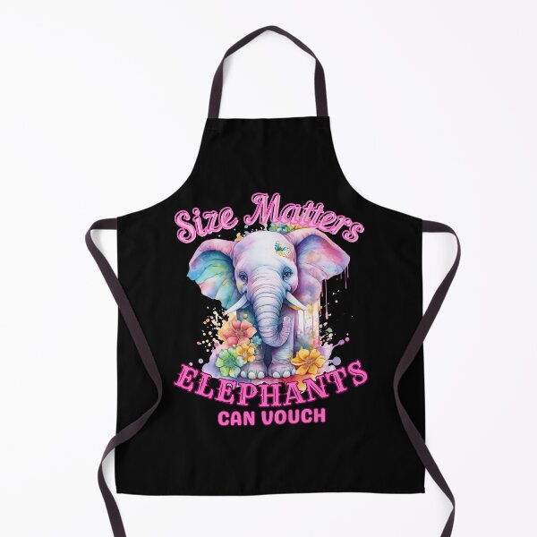 Item preview, Size Matters: Elephants Can Vouch. elephant head designed and sold by ElephantVibes.
