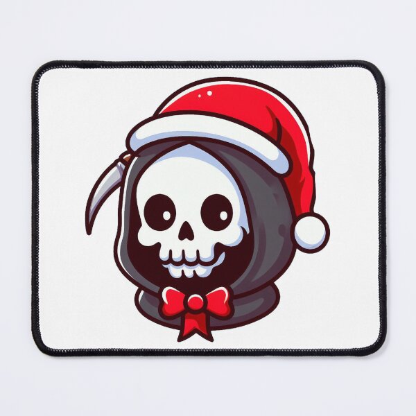 Item preview, Grim reaper with santa hat designed and sold by Wxjtecki.