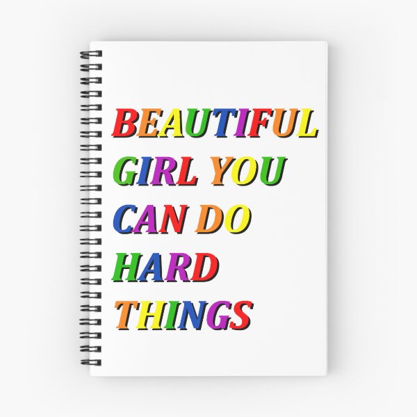 Item preview, Copy of Beautiful girl you can do hard things designed and sold by PawelNature.