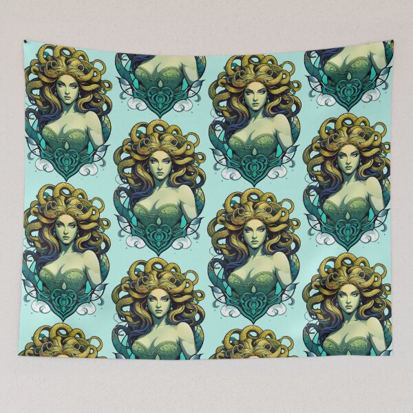 Item preview,  "Gaze of the Enchantress: Medusa Illustration" designed and sold by ArtistKunal123.
