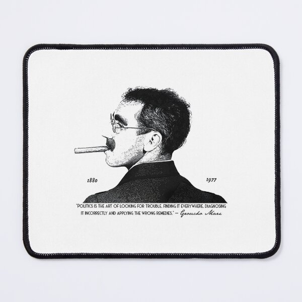Item preview, Groucho Marx on politics - The Marx Brothers designed and sold by kareydiwanpro.