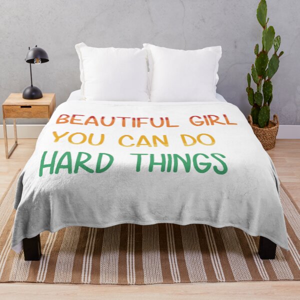 Item preview, Beautiful girl you can do hard things designed and sold by PawelNature.