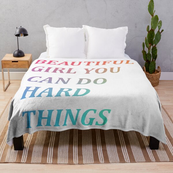 Item preview, Beautiful girl you can do hard things designed and sold by PawelNature.