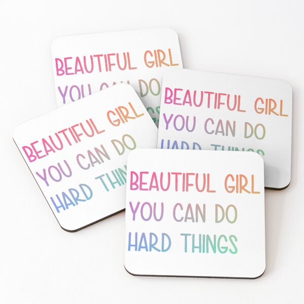 Item preview, Beautiful girl you can do hard things designed and sold by PawelNature.